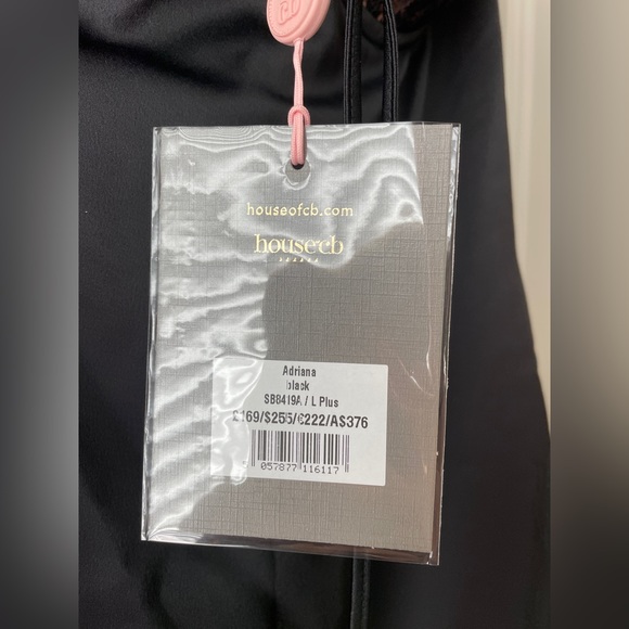 House of CB Adriana Dress - Black, Size Large, Bigger Cup (D-E), NEW WITH TAGS - Picture 4 of 6